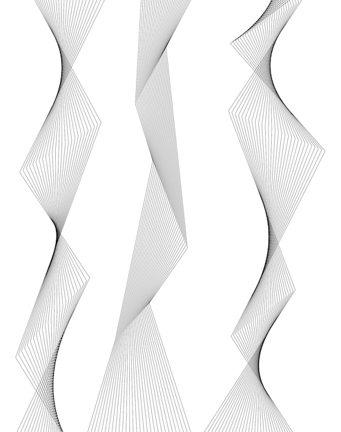 Le linee poligonali formano l'effetto dell'elemento di design del nastro ad angolo 3d11