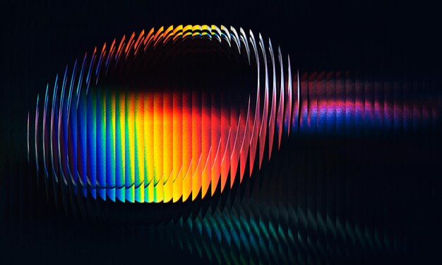 Le onde dell'arcobaleno astratte