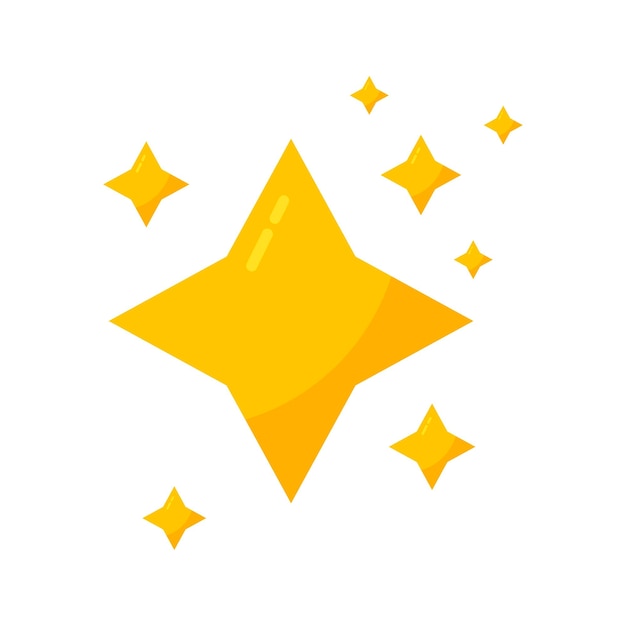 Le stelle sono icone d'arte che scintillano, le icone di stelle che brillano.