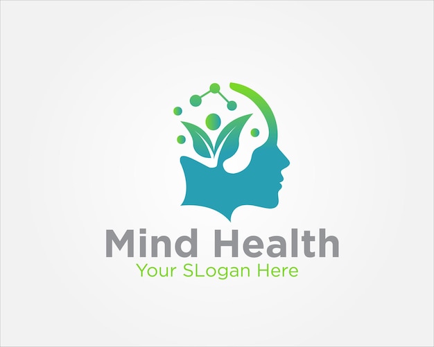 leaf mind health care logo design per servizi medici e consulenti