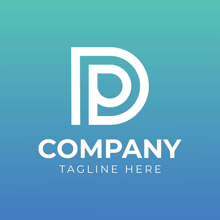 Vettore letter p e d water oil company logo design è magnificamente progettato e elegantemente mescolato per rendere il vostro marchio spiccare tra la folla