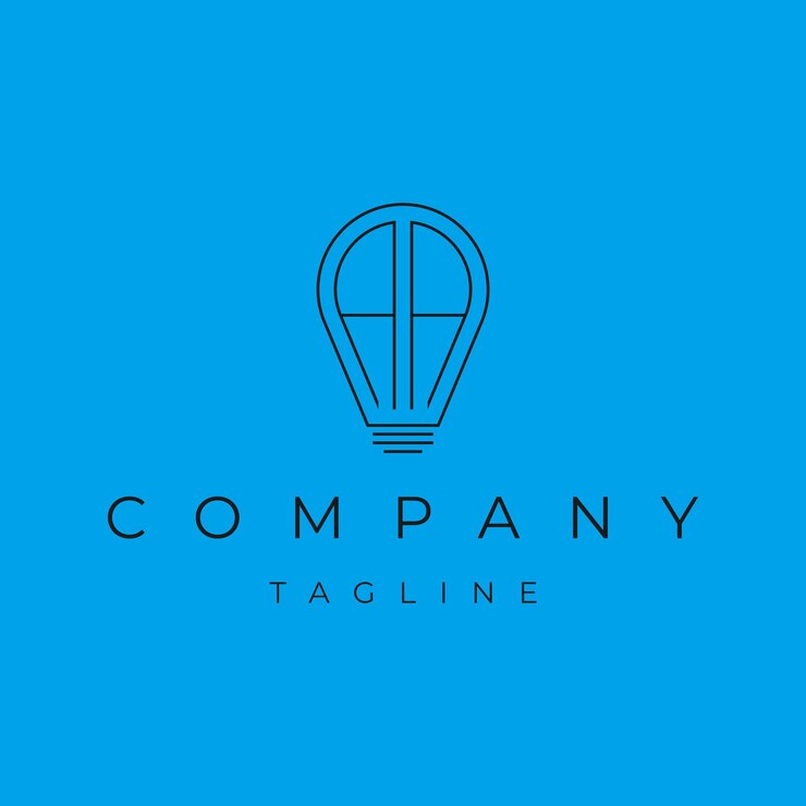 Vettore lettera aa soluzione lampada iniziale lampadina icona logo design modello vettoriale