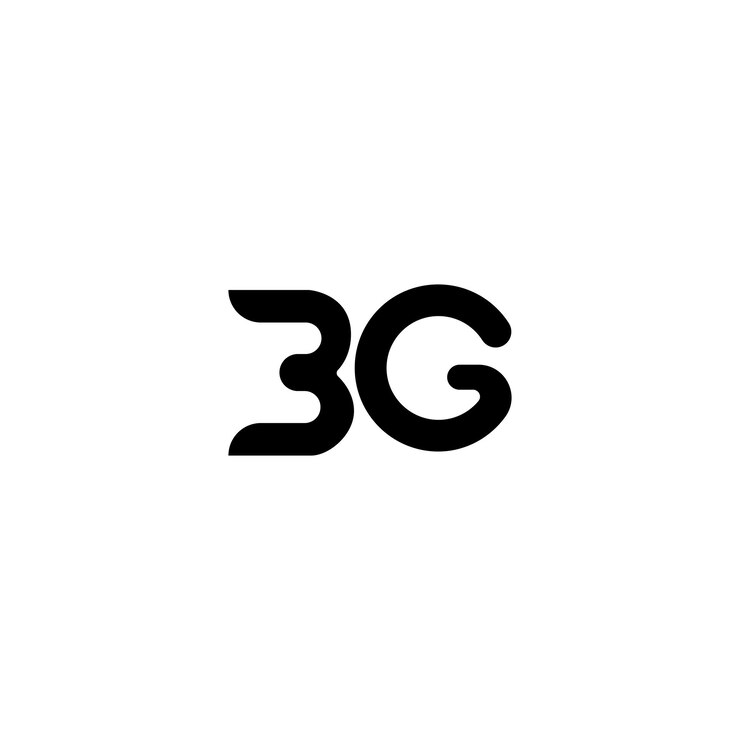 Vettore lettera bg logo