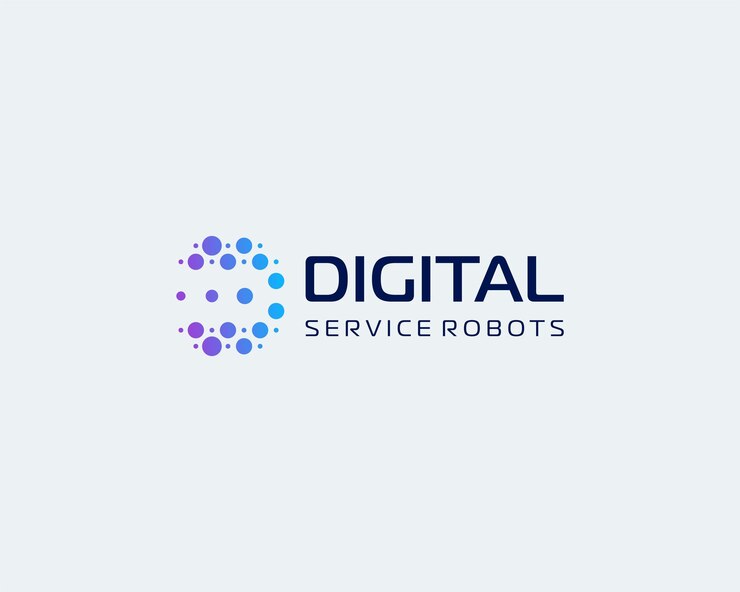Vettore lettera d semplice logo moderno