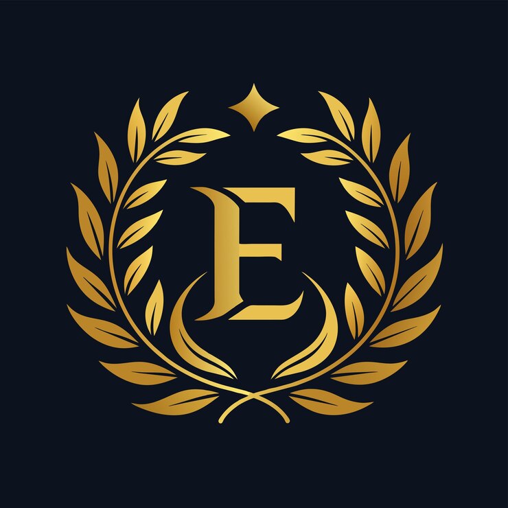 Vettore lettera e design del logo moderno vettoriale illustrazione dell'icona