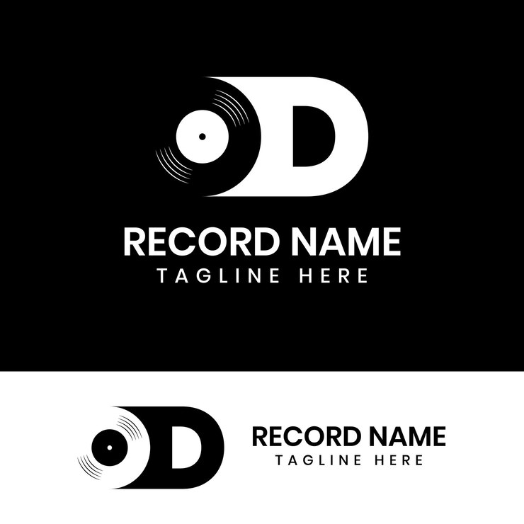 Lettera iniziale OD Vinyl Logo