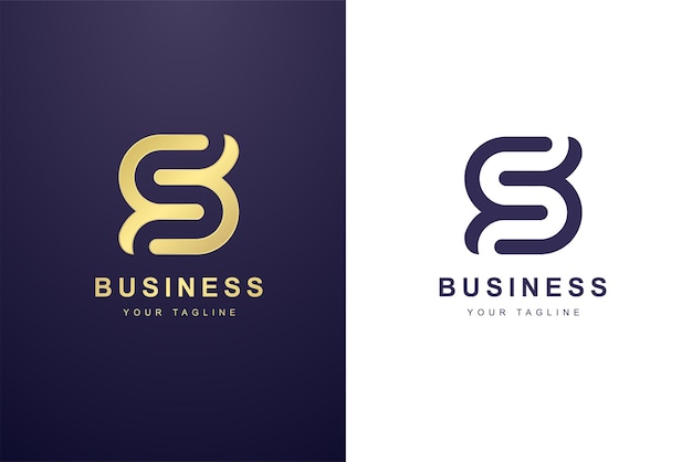Lettera iniziale S Logo per azienda o azienda di media