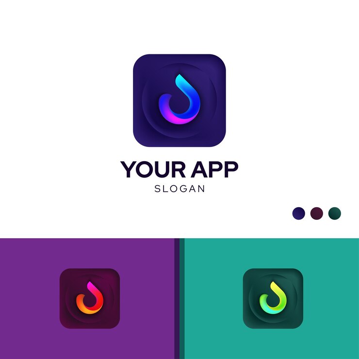 Vettore lettera j drop app logo app design modello di ispirazione vettore simbolo creativo
