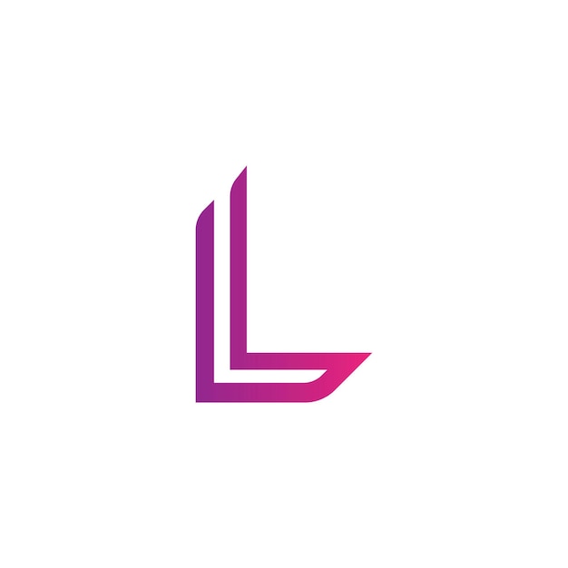 lettera l logo design