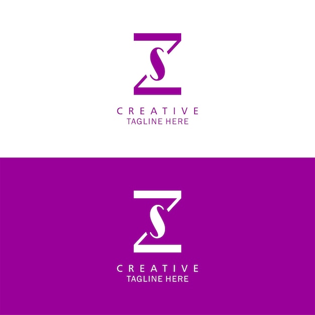 Lettera Logo design vettoriale