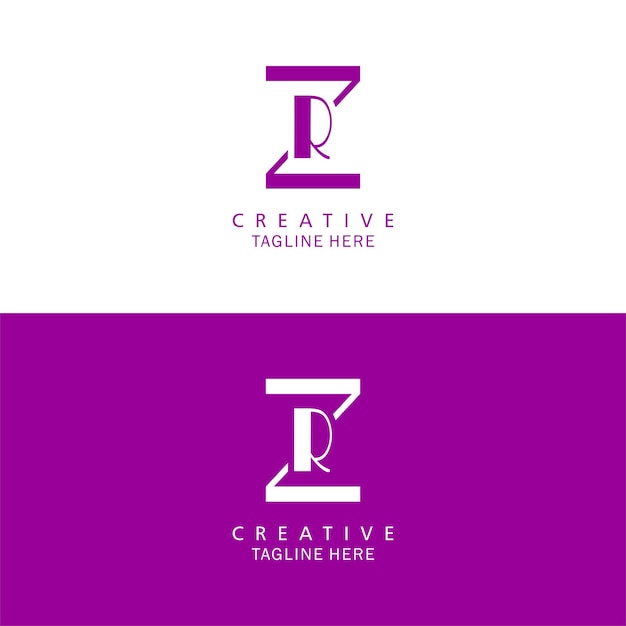 Lettera Logo design vettoriale