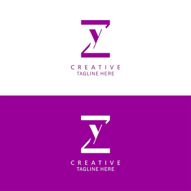 Lettera Logo design vettoriale