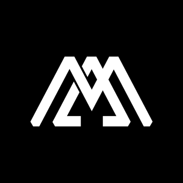 lettera ma progettazione iniziale del logo