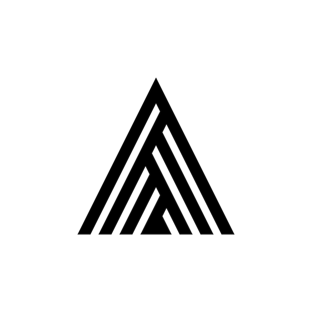 lettera monogramma moderna disegno di un logo