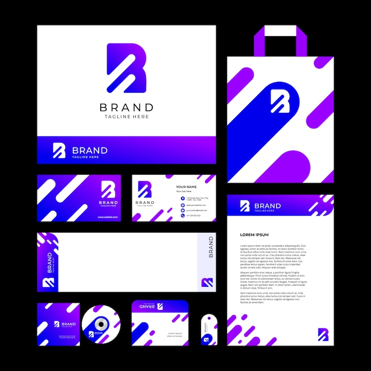 Vettore lettera r (astratto) modello di logo design e identità del marchio per aziende o negozi con stile minimal e moderno
