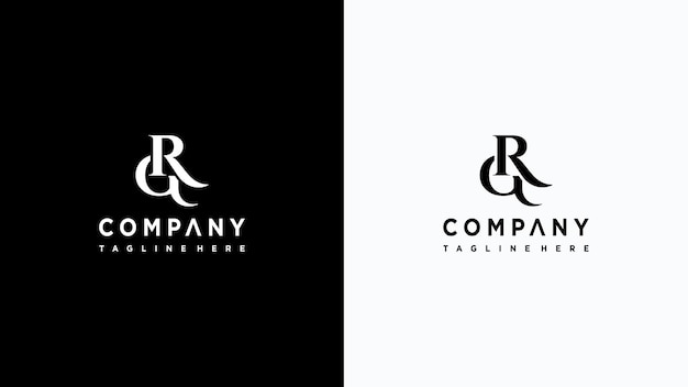 lettera rg logo design