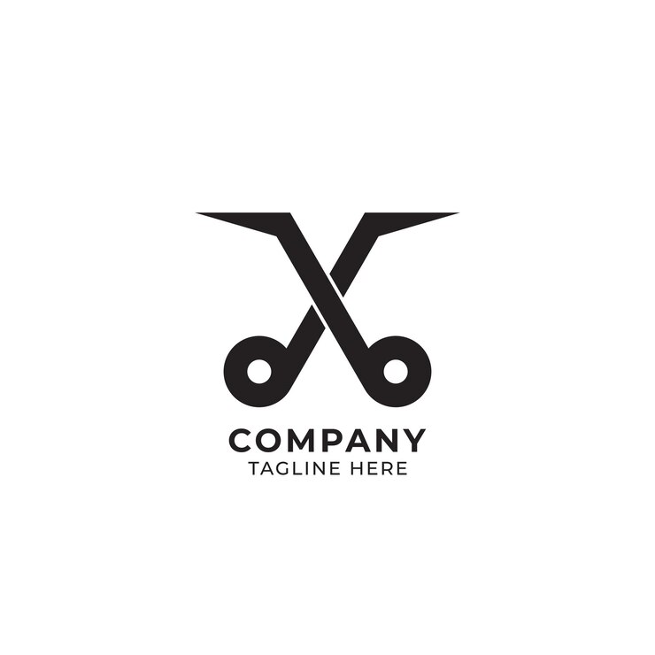 Lettera X Alphabet Music Logo Design isolato su sfondo di colore bianco Nota iniziale e musicale Quaver Eighth Notes logo concept Monogram Lettermark Logotype