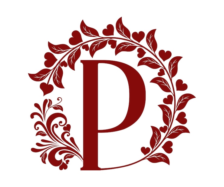 Vettore lettere dell'alfabeto monogramma, per matrimonio san valentino, stampate su tazze, t-shirt, biglietti di auguri ecc