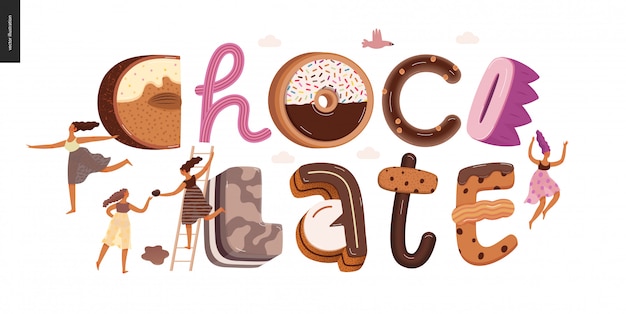 Lettere di cioccolato
