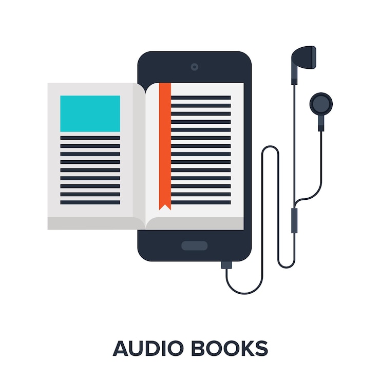 Vettore libri audio