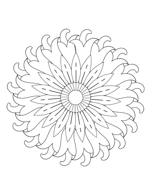 libro da colorare di fiori, libro da colorare floreale per adulti. pagine da colorare mandala, tatuaggio all'henné.