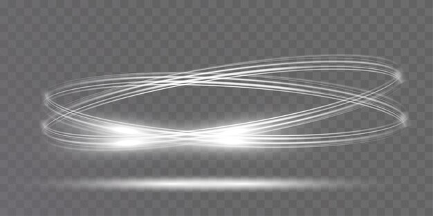Linea argentea della velocità della luce Illustrazione vettoriale