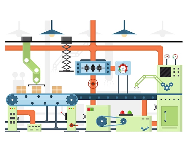 Linea di produzione automatica del trasportatore di fabbrica o nastro