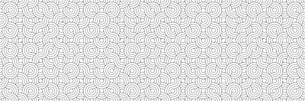 linea nera orizzontale modello orientale per lo sfondo