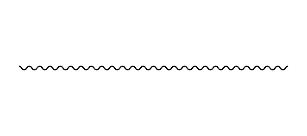 Linea ondulata ondulata zigzagata strisce incrociate ondulate