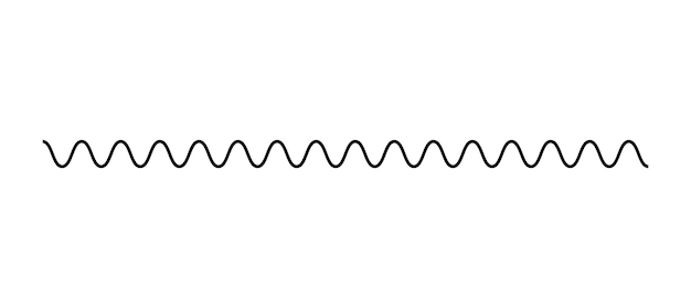 Linea ondulata ondulata zigzagata strisce incrociate ondulate
