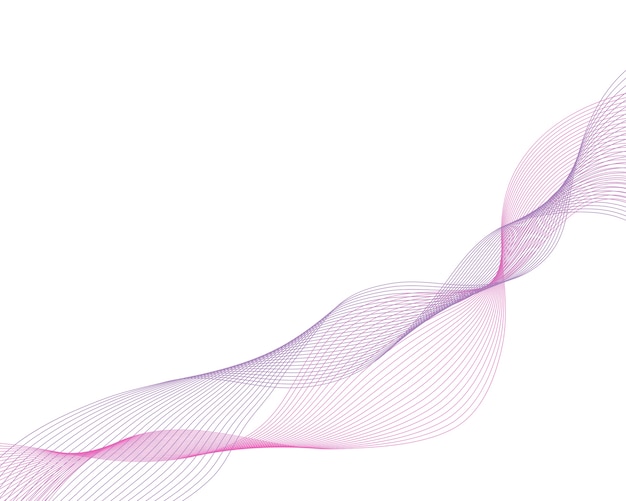 Linee astratte onda viola