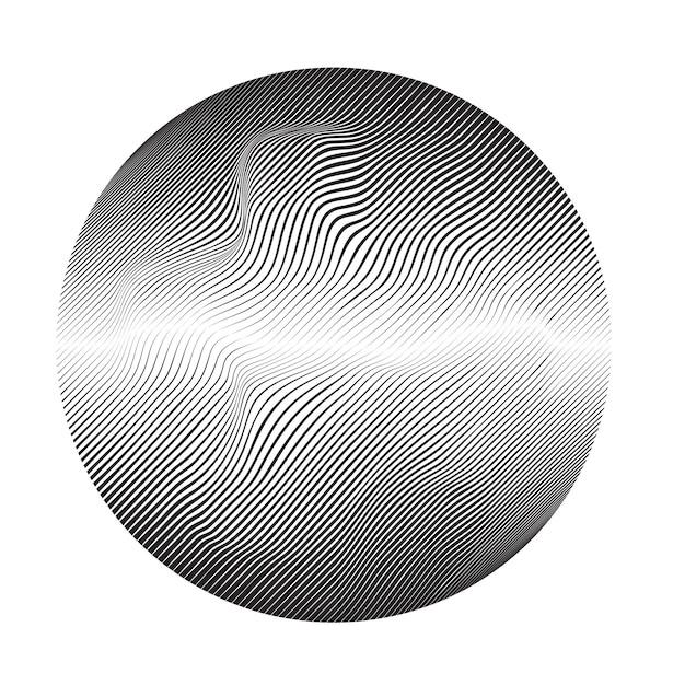 Linee costruite sfera trasparente .Vector .Technology sfera Logo . Elemento di design