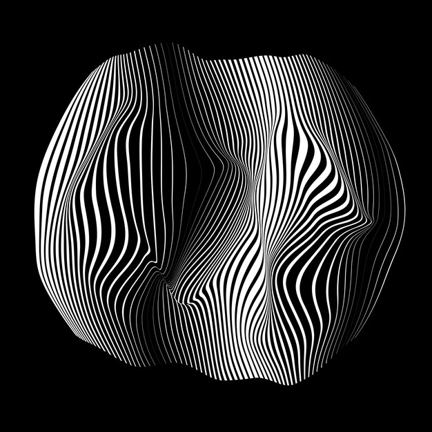 Linee costruite sfera trasparente .Vector .Technology sfera Logo . Elemento di design