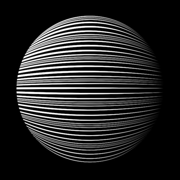 Linee costruite sfera .Vector .Technology sfera Logo .