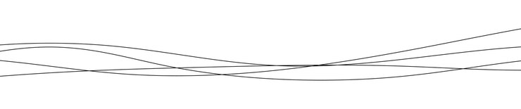 Linee curve sottili e ondulate