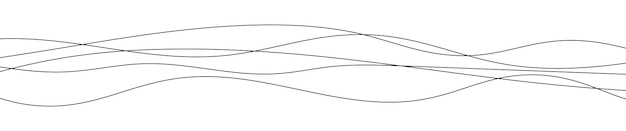 Linee curve sottili e ondulate