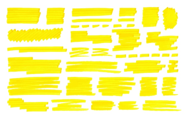 Linee e forme dell'indicatore giallo