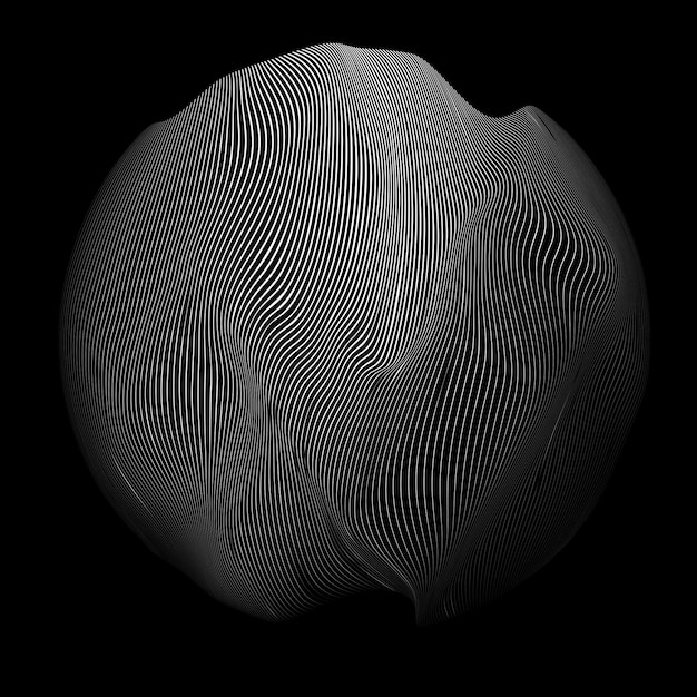 Linee in forma circolare. Vector .Technology sfera Logo . elemento di design 3d. Forma astratta