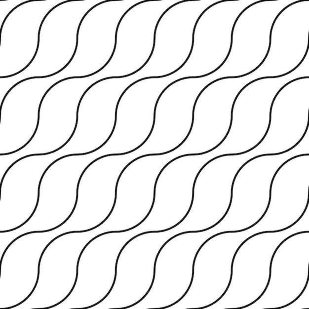 Linee ondulate disegno geometrico della struttura diagonale del modello senza cuciture