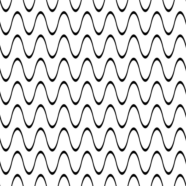 Linee ondulate orizzontali disegno geometrico senza cuciture