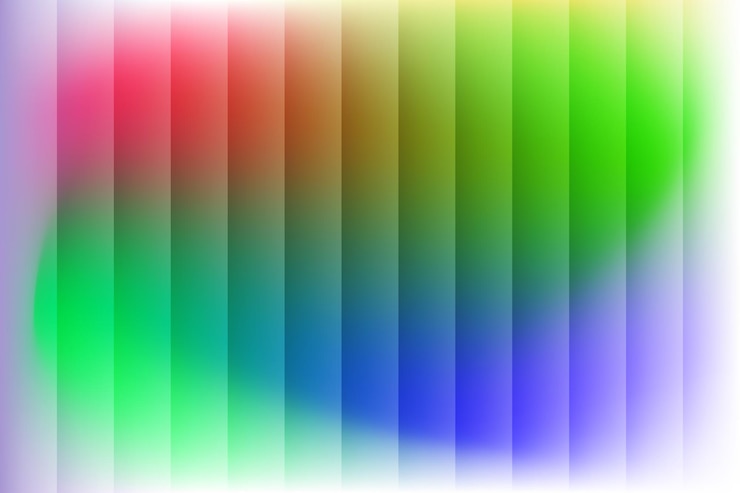 Vettore linee verticali parallele colorate vettore di sfondo astratto