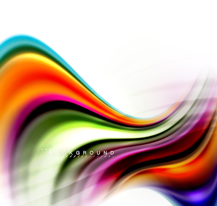 Vettore liquido fluido miscelazione colori concetto su sfondo grigio chiaro onda e vortice curva flusso linea modello di layout astratto alla moda per presentazione aziendale app sfondo banner poster o carta da parati