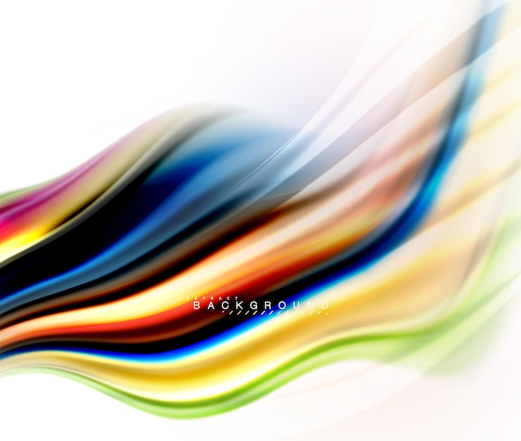 Vettore liquido fluido miscelazione colori concetto su sfondo grigio chiaro onda e vortice curva flusso linea modello di layout astratto alla moda per presentazione aziendale app sfondo banner poster o carta da parati
