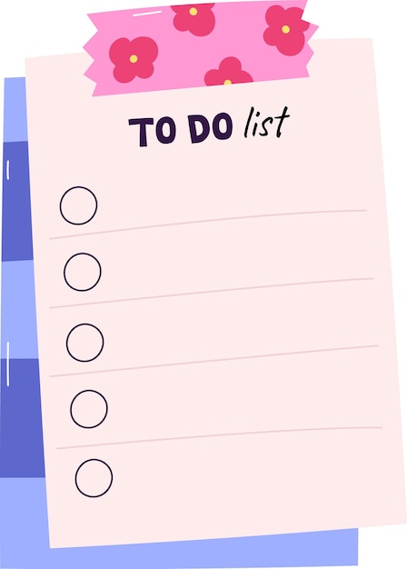 Lista di cose da fare con il nastro Washi
