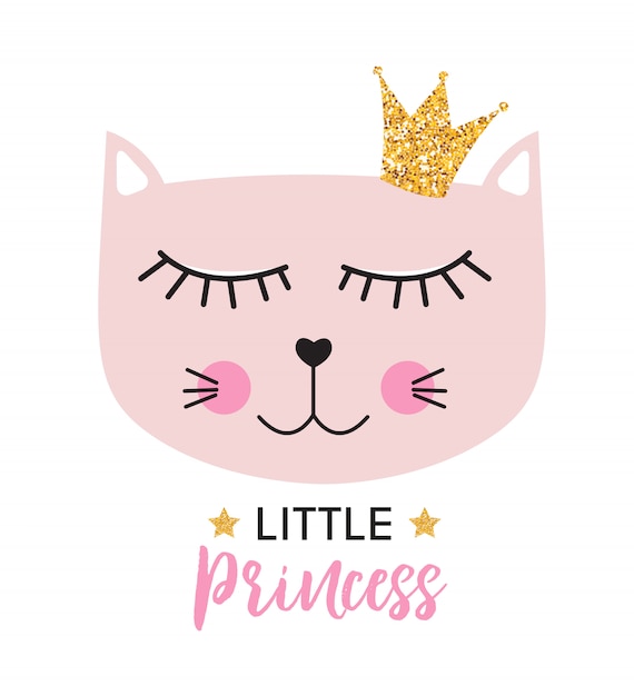 Little Cute Cat Princess