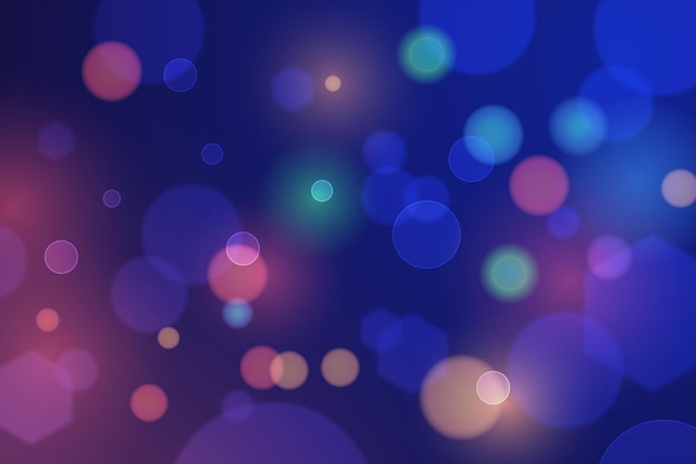Lo sfondo bokeh realistico
