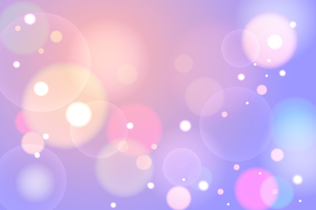 Lo sfondo bokeh realistico