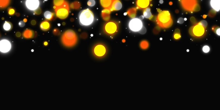 Vettore lo sfondo bokeh realistico
