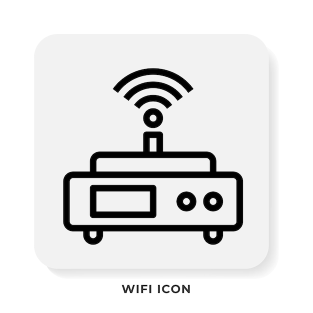Lo strumento di icone di segnale di rete può essere utilizzato per l'interfaccia utente dei siti web e l'app mobile Vector Illu