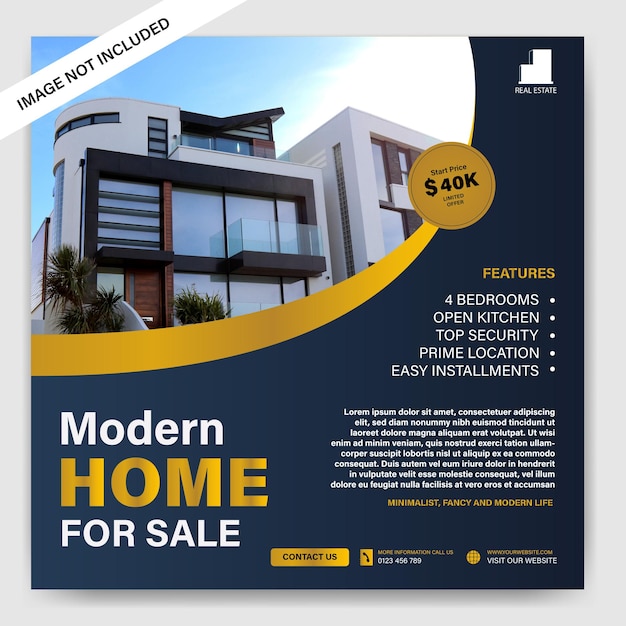 Locandina dell'agenzia immobiliare